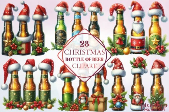 Christmas Beer Clipart: Festive Illustrations Review