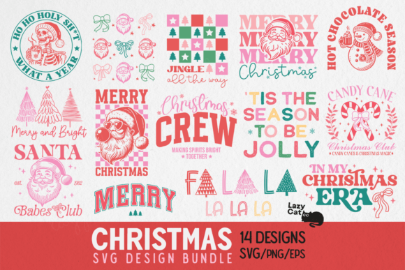 Christmas SVG PNG Bundle: Elevate Illustrations