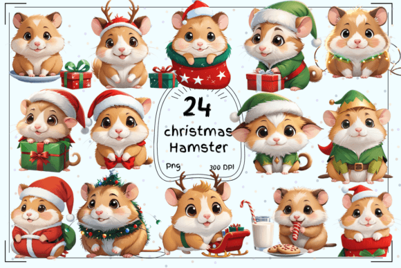 Reviewing Cute Christmas Hamster Clipart for Stitching