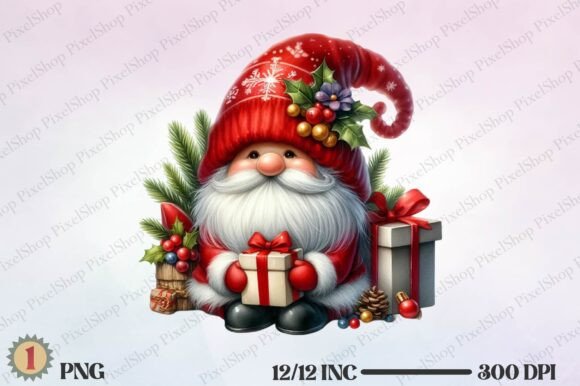 Watercolor Christmas Gnome PNG: A Designer’s Review